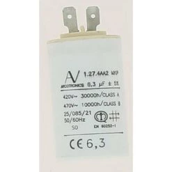 Condensateur 6.3uF 470VAC, ELM LEBLANC, Ref 87387029230 - Besoin D'Habitat