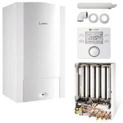 Chaudière Murale Gaz ODEALIS GVT C 24-2M CONDENS Elm Leblanc COMPLETE ( Dosseret + Ventouse + Thermostat ELM CR100 )